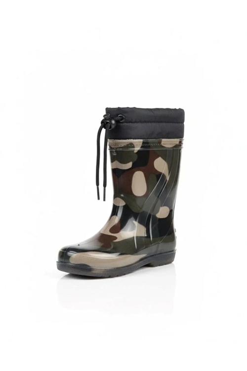 Raining Su Geçirmez Kamuflaj Yağmur Çizmesi – Kaymaz Taban Outdoor Bot