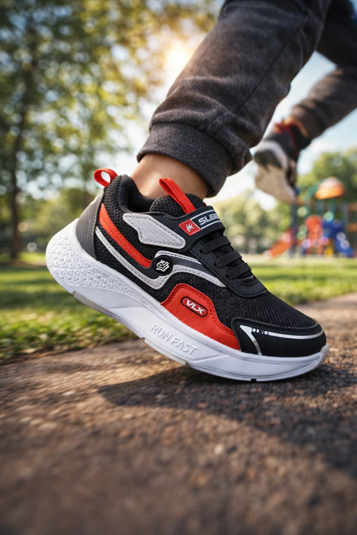 Unisex Kız Çocuk Erkek Çocuk Yazlık Spor Ayakkabı – Konforlu, Dayanıklı, Cırt Bantlı