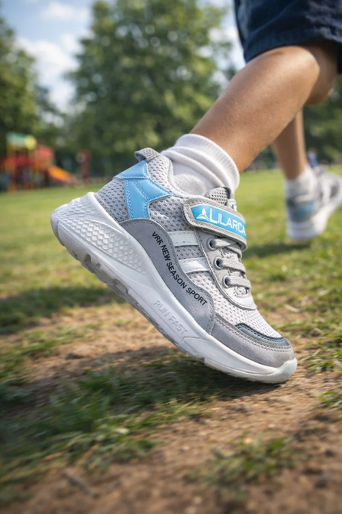 Unisex Kız Çocuk Erkek Çocuk Yazlık Spor Ayakkabı – Konforlu, Dayanıklı, Cırt Bantlı