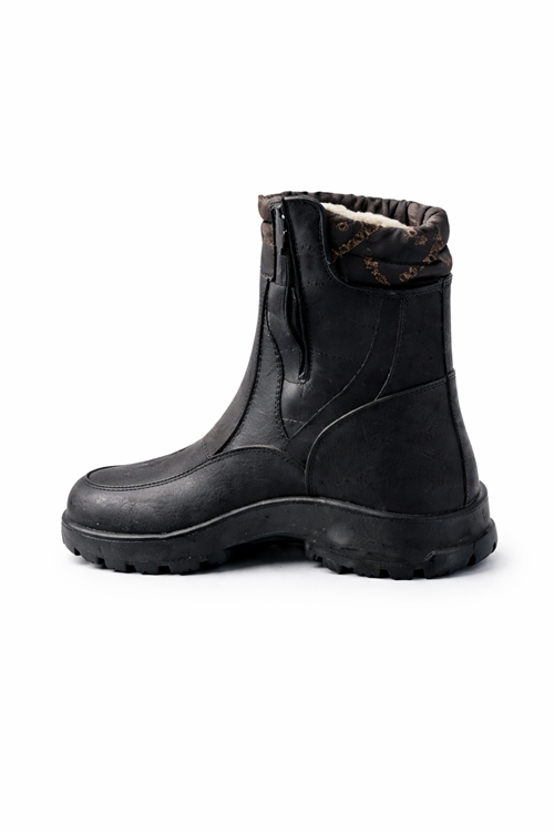 Erkek İçi Yünlü Astarlı Su Geçirmez Kışlık Günlük Kar Botu