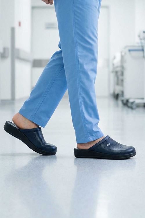 4 Nokta Destekli Ortopedik Yumuşak Taban Hemşire Doktor Aşçı Hastane Terliği