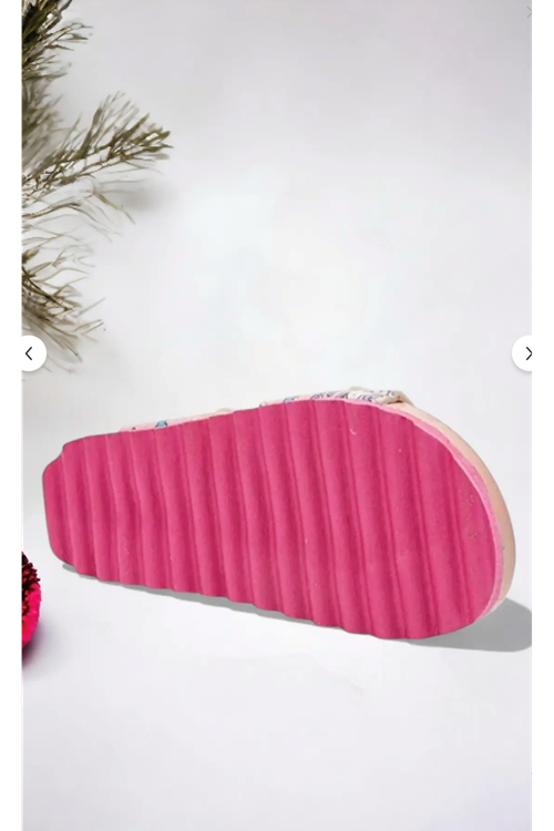 Ponchiq Kız Çocuk Pembe Baskılı Yazlık Sandalet 26-35