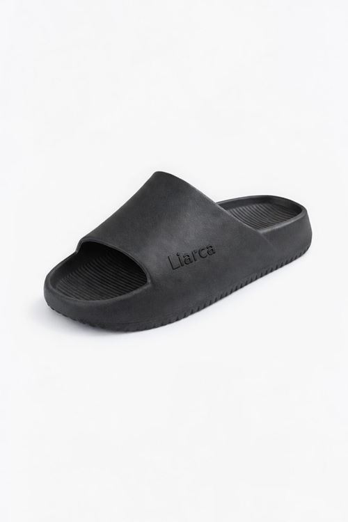 Liarca Erkek/Kadın Siyah EVA Terlik – Hafif, Kaymaz Taban, Günlük Rahat Terlik