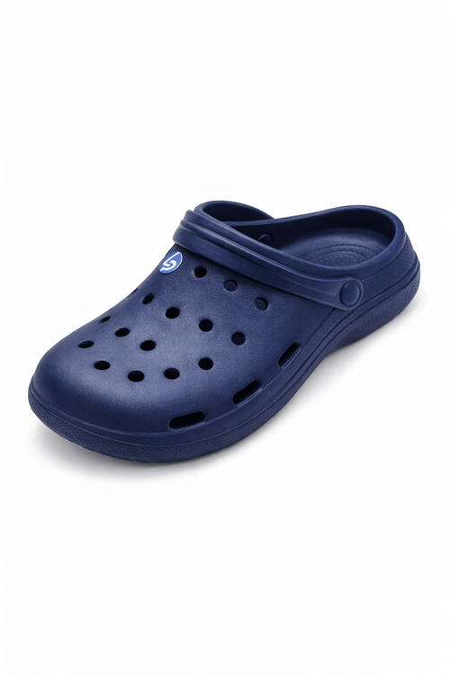 Lacivert Plaj Bahçe Günlük Çeyiz Rahat Kaymaz Taban Ortopedik Kadın Erkek Unisex Kapalı Terlik