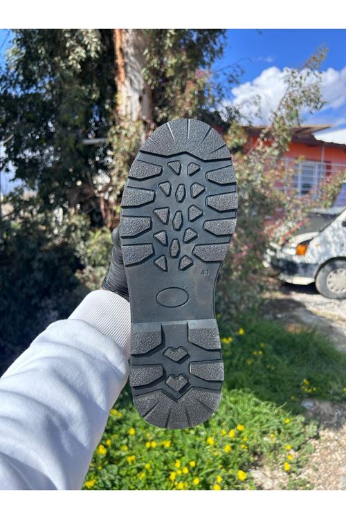 Erkek Bağcıksız Rahat Konforlu Hakiki Deri Klasik Siyah Ayakkabı 