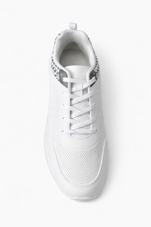 Hava Tabanlı Beyaz Unisex Spor Ayakkabı - Rahat ve Şık Günlük Yürüyüş Ayakkabısı