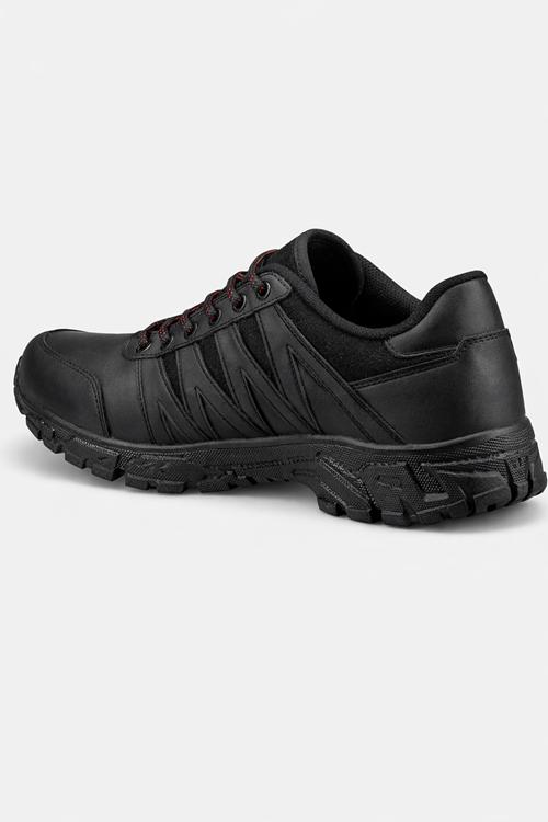 Kaymaz Tabanlı Deri Tasarım Outdoor Ayakkabı - Konforlu Doğa Yürüyüş Ayakkabısı