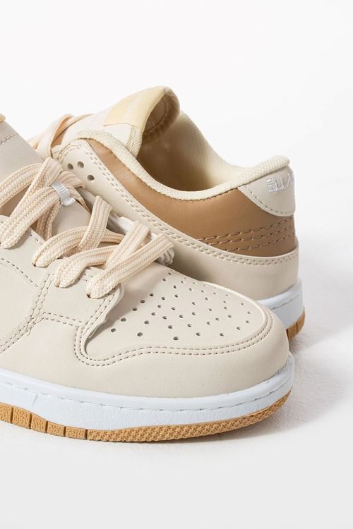 Sandrush Low Top Dayanıklı Rahat Unisex Günlük Sneaker Ayakkabı – Bej Kahve