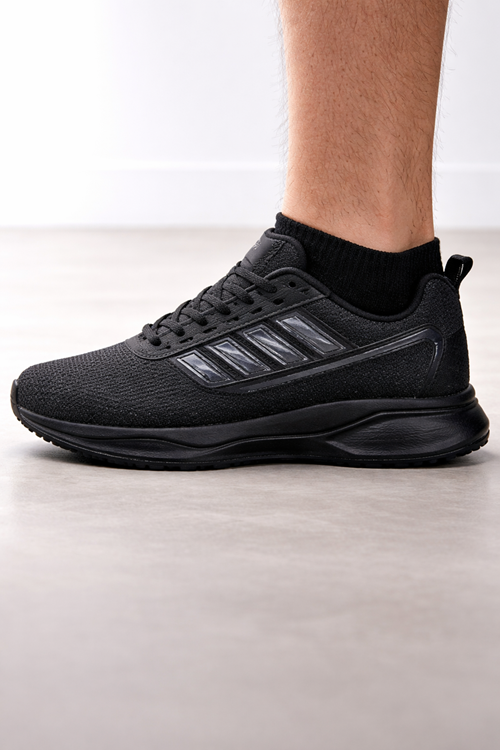 Aeron Light Unisex Sneaker Hafif Nefes Alabilir Günlük Ayakkabı Siyah Siyah