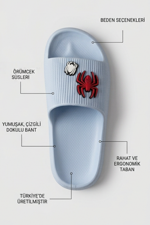 Hero-Clog Macera Serisi - Gri Maske Figürlü Erkek Çocuk - Bebek Terlik : Ultra Hafif, Anatomik İç Tabanlı ve Kaymaz Yazlık Çocuk Açık Terlik