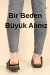 Yumuşak Deri Ortopedik Ve Hafif Taban Çift Toka Ayarlanabilir Erkek Terliği Çeyiz Terlik