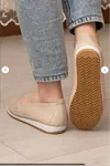 Kadın Ortopedik Delikli Comfort Günlük Ayakkabı BEJ