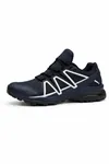 Erkek Outdoor Spor Ayakkabı Trail Running Trekking Kaymaz Taban Lacivert