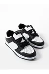 Sandrush Low Top Dayanıklı Rahat Unisex Günlük Sneaker Ayakkabı – Siyah Beyaz