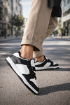 Sandrush Low Top Dayanıklı Rahat Unisex Günlük Sneaker Ayakkabı – Siyah Beyaz