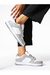Sandrush Low Top Dayanıklı Rahat Unisex Günlük Sneaker Ayakkabı – Beyaz Gri