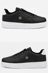 Daily Comfort Siyah Beyaz Rahat Günlük Yumuşak Tabanlı 4 Mevsim Trend Sneaker Ayakkabı
