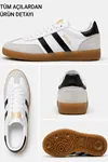 Timeless Classic Beyaz Siyah Premium Konfor & Zamansız Stil Günlük Unisex Sneaker Ayakkabı