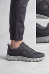 AEROSTRIDE Flex Ultra Comfort Max Füme-Gri Unisex Spor Ayakkabı Hafif Nefes Alabilen Günlük Rahat Yürüyüş Sneaker