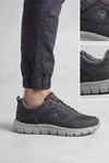 Büyük Beden Ortopedik Rahat Taban Bağcıklı Triko File Yazlık Spor Yürüyüş 45 46 47 Numara Ayakkabı Sneaker