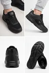Comfy Step Siyah Günlük Spor Sneaker – Kaymaz Taban Konfor Serisi Erkek Ayakkabı 