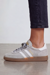 Timeless Classic Gri Beyaz Premium Konfor & Zamansız Stil Günlük Unisex Sneaker Ayakkabı