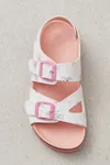 Ponchiq Kız Çocuk Beyaz Tavşan Baskılı Yazlık Sandalet 26-35