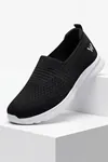 CloudWalk Comfort Siyah Beyaz Rahat Günlük Yumuşak Tabanlı 4 Mevsim Trend Kadın Slip-On Sneaker Ayakkabı
