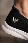 CloudWalk Comfort Siyah Beyaz Rahat Günlük Yumuşak Tabanlı 4 Mevsim Trend Kadın Slip-On Sneaker Ayakkabı