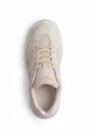 Urban-Strike Hybrid Beyaz Unisex Sneaker - Yüksek Tutuşlu Dalgalı Tabanlı ve Nefes Alabilen File Detaylı Günlük Spor Ayakkabı