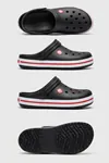 Iconic Shadow Unisex Clog Serisi - Siyah Renk Grafik Baskılı, Anatomik İç Tabanlı ve Hareketli Topuk Bantlı Ultra Hafif Plaj, Havuz ve Ev Terliği