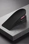 Boy Uzatıcı Ayakkabı Tabanlığı - 5 cm'ye Kadar 2 Kademeli Ayarlanabilir Hava Yastıklı Silikon Ortopedik Topuk Yükseltici - Darbe Emici Esnek Unisex Boy Uzatan Tabanlık