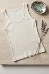 Premium Fitilli Pamuklu Esnek Kumaş Ekru Kadın Crop Atlet - U Yakalı Spor ve Şık Basic Bluz - Yumuşak Dokulu Slim Fit Yazlık Üst