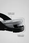 TwinSole-Flex Çift Katmanlı Anatomik Tabanlı Kaymaz ve Esnek Erkek Parmak Arası Terlik Plaj ve Günlük Siyah-Gri Terlik E212