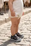LuminaWalk-Esnek Tabanlı Burun Korumalı Cırt Cırtlı Unisex Kız Erkek Bebek Ayakkabısı - Parıltılı Kamuflaj Desenli Hafif İlk Adım Kreş ve Anaokulu Ayakkabısı
