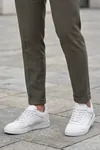 Düz Taban Unisex Cilt Rahat Tabanlı Günlük Spor Ayakkabı Sneaker 36 37 38 39 40 Numara