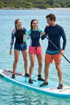 WAVEGLIDE - Esnek Siyah - Beyaz Unisex Deniz ve Plaj Ayakkabısı, Nefes Alabilir ve Hızlı Kuruyan Kumaş Dokulu Hafif Havuz ve Sörf Ayakkabısı