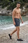 AQUA WAVE - Uniseks(36-45)  Esnek Siyah-Gri Deniz Ayakkabısı | Özel Kabartma Kaymaz Tabanlı, Hızlı Kuruyan Nefes Alabilir Plaj, Havuz ve Tekne Ayakkabısı