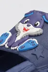 HopKid - Sevimli Tavşan Figürlü Kız Erkek Çocuk Sandalet Terlik - Arkadan Bantlı, Kaymaz Tabanlı, Yıldız Detaylı Hafif Günlük Terlik