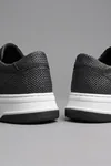 Weave Textured – Örgü Dokulu Elastik Bağcıklı Kalın Hafif Taban Günlük Erkek Casual Spor Ayakkabı