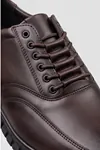 Brown Black – Elastik Bağcıklı Esnek Hafif Taban Günlük Comfort Erkek Casual Klasik Ayakkabı
