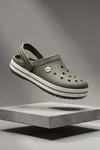 EasyStep - Haki Beyaz Unisex Hafif EVA Sabo Terlik, Ergonomik Tabanlı Nefes Alabilen Islak Zemin Uyumlu Kemerli Hastane, Plaj, Ev ve Günlük Kullanım Terliği - Clog Sandalet