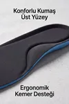 Footcare Memory Foam Comfort: Akıllı Hafızalı Kumaş Kaplama Ortopedik Ayakkabı Tabanlığı (39-45 Numara, Darbe Emici Anatomik Destek)