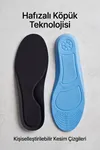 Footcare Memory Foam Comfort: Akıllı Hafızalı Kumaş Kaplama Ortopedik Ayakkabı Tabanlığı (39-45 Numara, Darbe Emici Anatomik Destek)