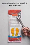 Footcare Memory Foam Comfort: Akıllı Hafızalı Kumaş Kaplama Ortopedik Ayakkabı Tabanlığı (39-45 Numara, Darbe Emici Anatomik Destek)