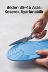 Footcare Memory Foam Comfort: Akıllı Hafızalı Kumaş Kaplama Ortopedik Ayakkabı Tabanlığı (39-45 Numara, Darbe Emici Anatomik Destek)