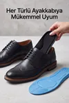 Footcare Memory Foam Comfort: Akıllı Hafızalı Kumaş Kaplama Ortopedik Ayakkabı Tabanlığı (39-45 Numara, Darbe Emici Anatomik Destek)