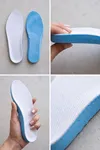 Footcare Memory Foam Comfort: Akıllı Hafızalı Beyaz Kumaş Kaplama Ortopedik Ayakkabı Tabanlığı (39-45 Numara, Darbe Emici Anatomik Destek)