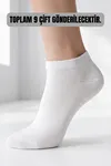 ScentaSoft 9'lu Paket 3 Renkli Özel Yıkanmış Parfümlü Pamuklu Likralı Erkek Bilek Boy Soket Çorap