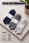Velocto 9 Çift Özel Yıkanmış Parfümlü Pamuklu Bilek Boy Unisex Çorap Seti
